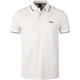 Boss Paddy Piqué Polo Shirt Light Pastel Grey Siva Cijene
