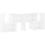 Maison Chic TV omarica - TV stojalo - Televizijska omarica bela 104x30x52 cm iverna plošča, (21701153) Cene