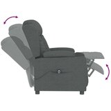  Električni naslonjač od tkanine tamnosivi | shoptok.hr