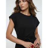 Sinsay Pamučna mini haljina s pojasom | shoptok.hr