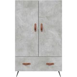 vidaXL Visoka komoda boja betona 69 5 x 31 x 115 cm konstruirano drvo | shoptok.hr
