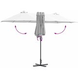  Vrtni suncobran Pijesak 370 x 197 x 239 cm Poliester i aluminij | shoptok.hr
