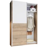 Boxxx večnamenska omara, bela, hrast sonoma | Shoptok.si