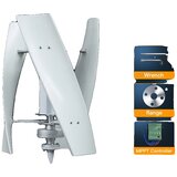 SupplySwap Vetrna turbina, visoka učinkovitost, tiho delovanje, brezplačen MPPT krmilnik, 5000W, 24V, (5000202086) | Shoptok.si