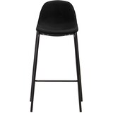  5-dijelni barski set od tkanine crni | shoptok.hr