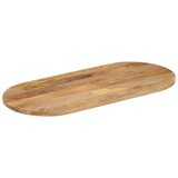 Stolna ploča 90x40x2,5 cm ovalna od masivnog drva manga | shoptok.hr