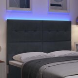  LED glava kreveta s LED trakama Sivi 160 cm Baršun | Eponuda.com