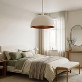 Brilagi LED luster na sajli METALO 1xE27/40W/230V prečnik 60 cm bež/bakarna | Eponuda.com