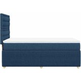  Krevet s oprugama i madracem plavi 80x200 cm od tkanine | shoptok.hr