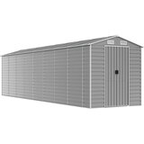  Vrtna kućica svijetlosiva 191x810x198 cm pocinčani čelik | shoptok.hr
