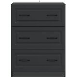  Ormar s ladicama Crna 66 x 34,5 x 87 cm Konstruirano drvo | Eponuda.ba