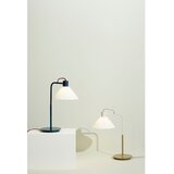 Hübsch Modrozelena namizna svetilka s steklenim senčilom (višina 44 cm) Spot – | Shoptok.si