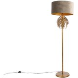 QAZQA Vintage talna svetilka zlata z žametnim odtenkom 50 cm - Botanica Cene
