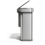 simplehuman Željezna kanta za smeće 34+24 l za odvojeni otpad/beskontaktna u srebrnoj boji Dual Sensor – | shoptok.hr