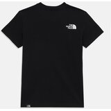 The North Face Funkcionalna majica 'Teen Easy' črna / bela | Shoptok.si