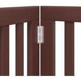 Vrata za pse s vratašcima 6 panela sklopiva 300 cm drvo topole Smeđa 50 x 60 x 2 cm | shoptok.hr