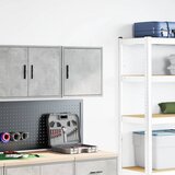  Garažni zidni ormarić betonsko sivo konstruirano drvo | shoptok.hr
