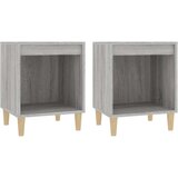  Nočna omarica 2 kosa Siva sonoma 40x35x50 cm, (20734126) | Shoptok.si