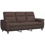  Set sofe 2 pcs Tamno smeđa Tkanina - Tamno smeđa 2-sjedalna (140 cm) + 3-sjedalna | shoptok.hr