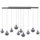  LED motorizovani luster PURE E-Infinity sivi sa e-Slide funkcijom CCT | Eponuda.com