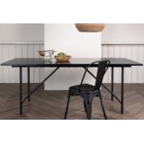 Venture Home Astrid pravokutni blagovaonski stol 200 × 90 cm, crni | shoptok.hr