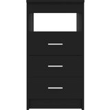 vidaXL Ladičar crni 40 x 50 x 76 cm od konstruiranog drva | shoptok.hr