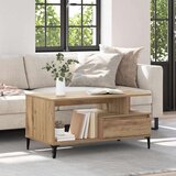 vidaXL Kava Stol hrast artisan 90 x 49 x 45 cm Konstruirano drvo | shoptok.hr