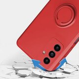 Onasi silikonski ovitek liquid ring za samsung galaxy A13 lte A135 - rdeč | Shoptok.si