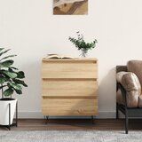 vidaXL Komoda dimljeni hrast 60x35x70 cm inženirski les Cene