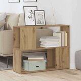 vidaXL Knjižna omara/pregrada artisan hrast 80x24x63 cm | Shoptok.si