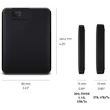 Western Digital 2TB Elements Portable 2.5 USB 3.2 External HDD Drive | shoptok.hr