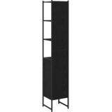  Kupaonski ormar Crni hrast 33 x 33 x 185,5 cm Konstruirano drvo | shoptok.hr