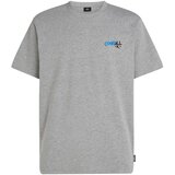 O'neill Majica 'Essentials 90s' azur / pegasto siva / črna | Shoptok.si