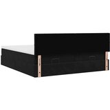 vidaXL Okvir kreveta s madracima crni 160x200cm baršunasti | shoptok.hr