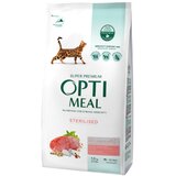 Optimeal Suva hrana za sterilisane mačke, Govedina i sirak, 1.5kg Cene