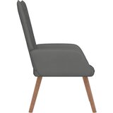  Stolica za opuštanje tamnosiva baršunasta | shoptok.hr