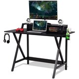 Timeless Tools Igralna miza z vgrajenimi USB in električnimi vtičnicami, policami za monitor in nosilcem za slušalke, (5000347037) Cene