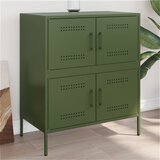 vidaXL Komoda maslinastozeleni 68 x 39 x 79 cm čelična Cijene