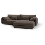 Micadoni Smeđa kutna garnitura od bouclé tkanine (s desnim kutom) Torino – Home | shoptok.hr