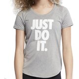 Nike Majica za devojčice G NK DRY TEE LEG SCOOP JDI-AR5087-063 siva Cene
