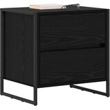  Noćni ormarić Crni hrast 50 x 39.5 x 50 cm Konstruirano drvo | shoptok.hr