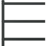 vidaXL Metalni okvir za krevet s uzglavljem crni 75x190 cm | shoptok.hr
