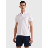 Tommy Hilfiger Light pink mens polo shirt 1985 Slim Polo - Men | Shoptok.si