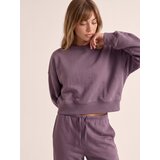Sinsay Kratka crewneck majica | shoptok.hr