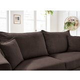 Bobochic Paris Smeđa sklopiva sofa od samta 225 cm Augustin – | shoptok.hr