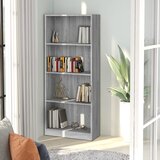 vidaXL Ormarić za knjige boja hrasta 60x24x142 cm konstruirano drvo Cijene