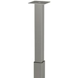 WALTECO Teleskopska pohištvena noga (Š x Do: 6 x 6 cm, Nastavitev višine: 70 cm - 110 cm, Nosilnost izdelka: 80 kg, Jeklo, Nikelj, Oglate oblike) Cene