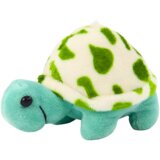 Plišana igračka kornjača 10 cm - tirkizno/zelena | shoptok.hr