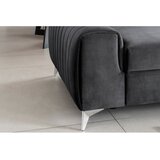 ELTAP Tamno siva baršunasti sklopiva sofa 261 cm Laurence – | shoptok.hr