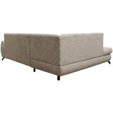 MID.YOU KOTNA SEDEŽNA GARNITURA, struktura, pliš svetlo rjava | Shoptok.si